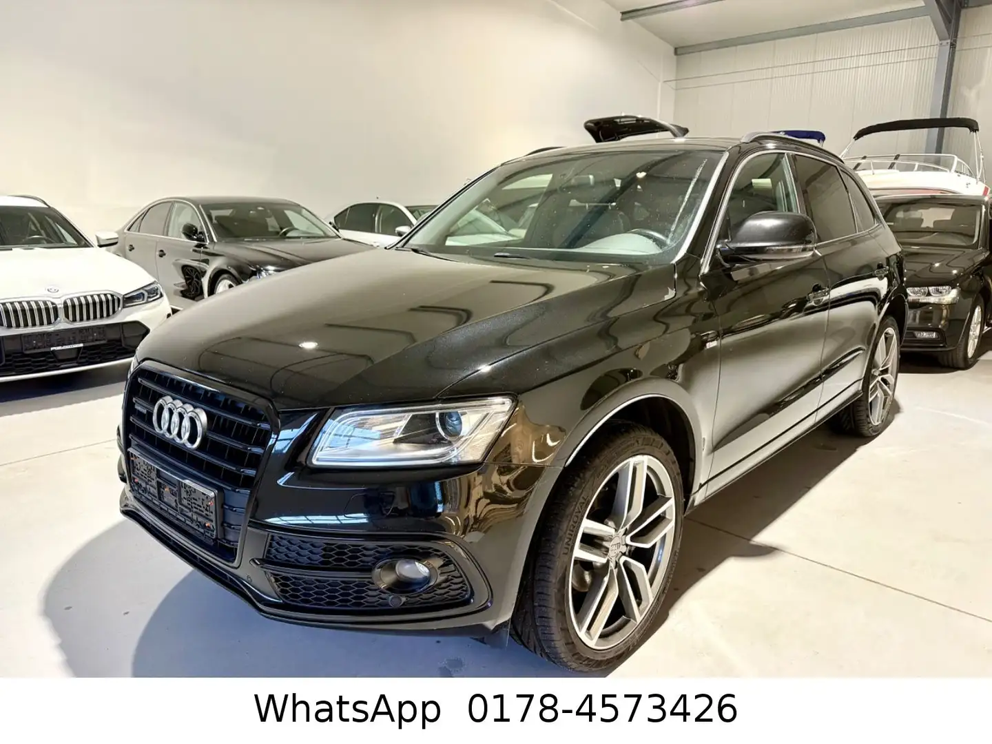 Audi Q5 2.0 TDI 140kW quattro S-Line/Pano/1.Hand Schwarz - 1