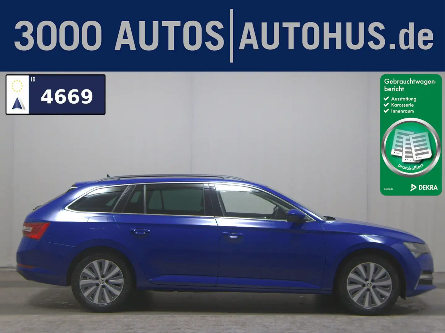 Skoda Superb Kombi 1.4 TSI iV Ambition Navi LED vc RFK Blau - 1