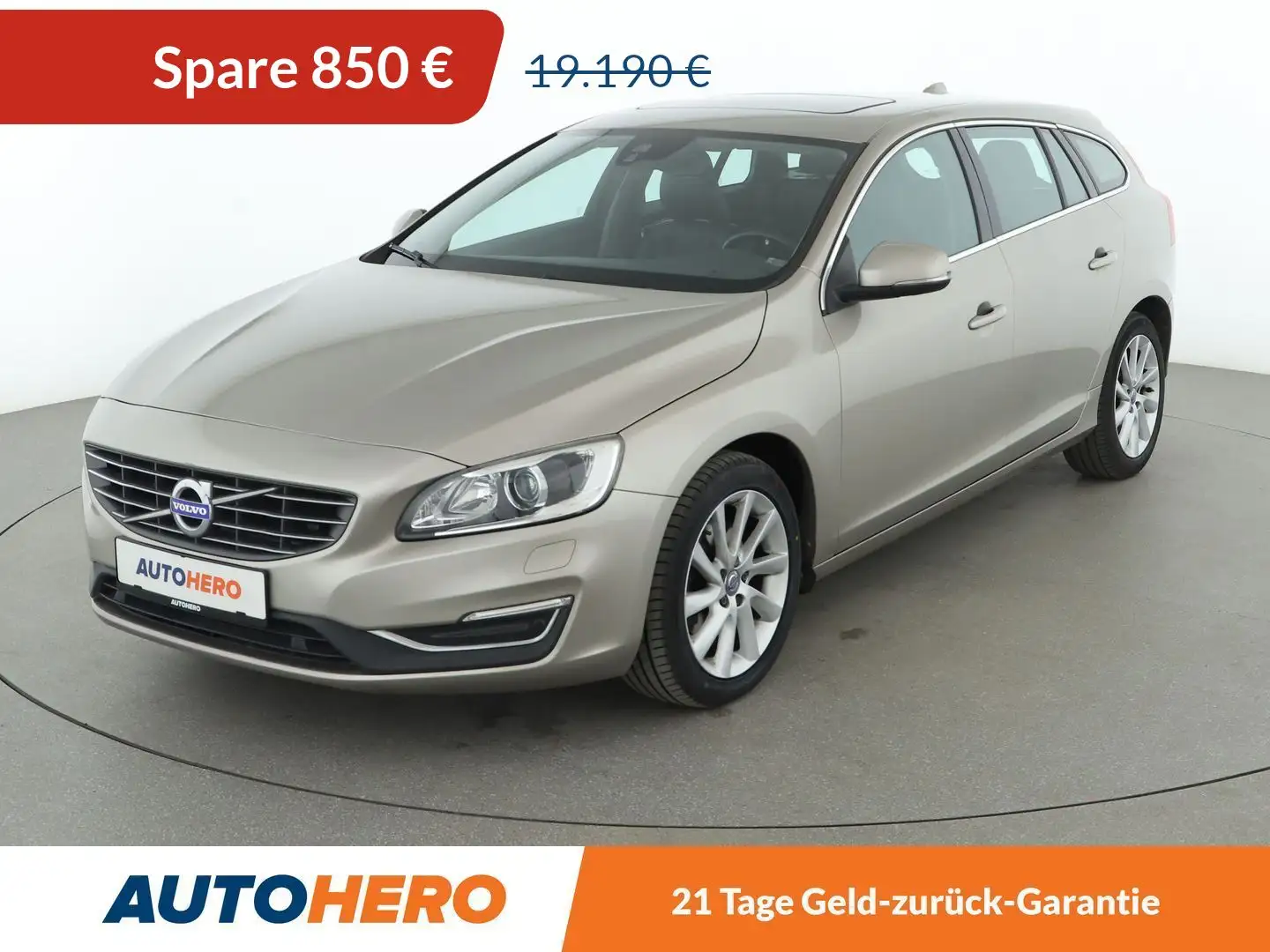 Volvo V60 2.0 D4 Summum Aut.*NAVI*CAM*BiXE*SHZ*TEMPO*PANO* Braun - 1