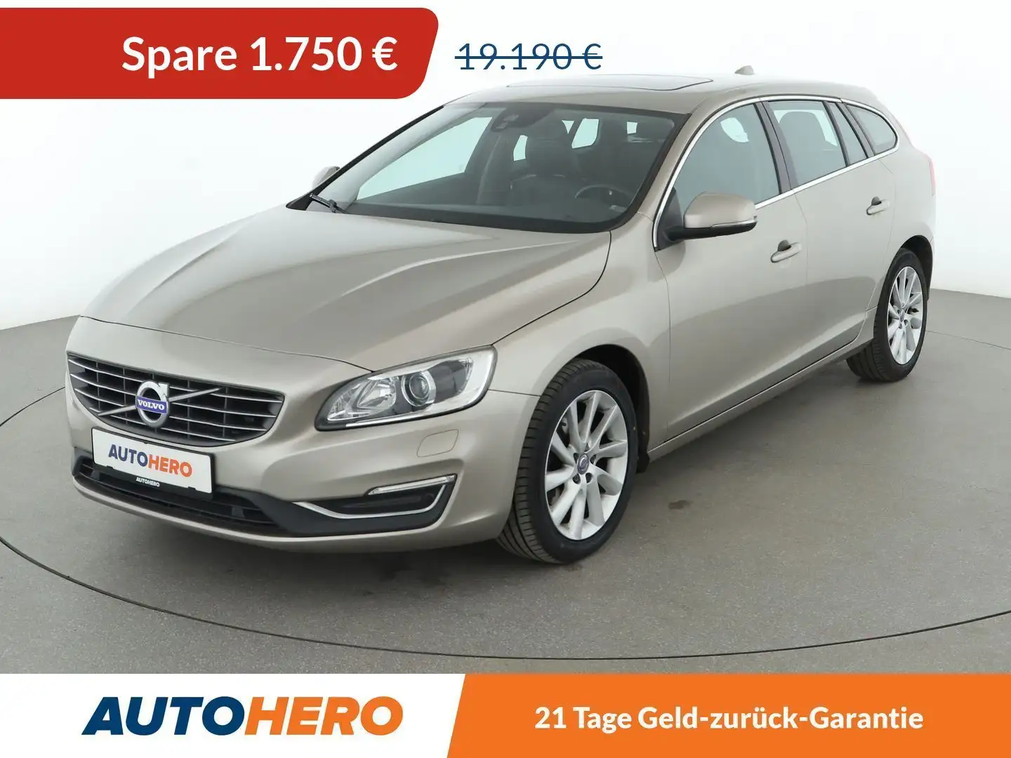 Volvo V60 2.0 D4 Summum Aut.*NAVI*CAM*BiXE*SHZ*TEMPO*PANO* Braun - 1