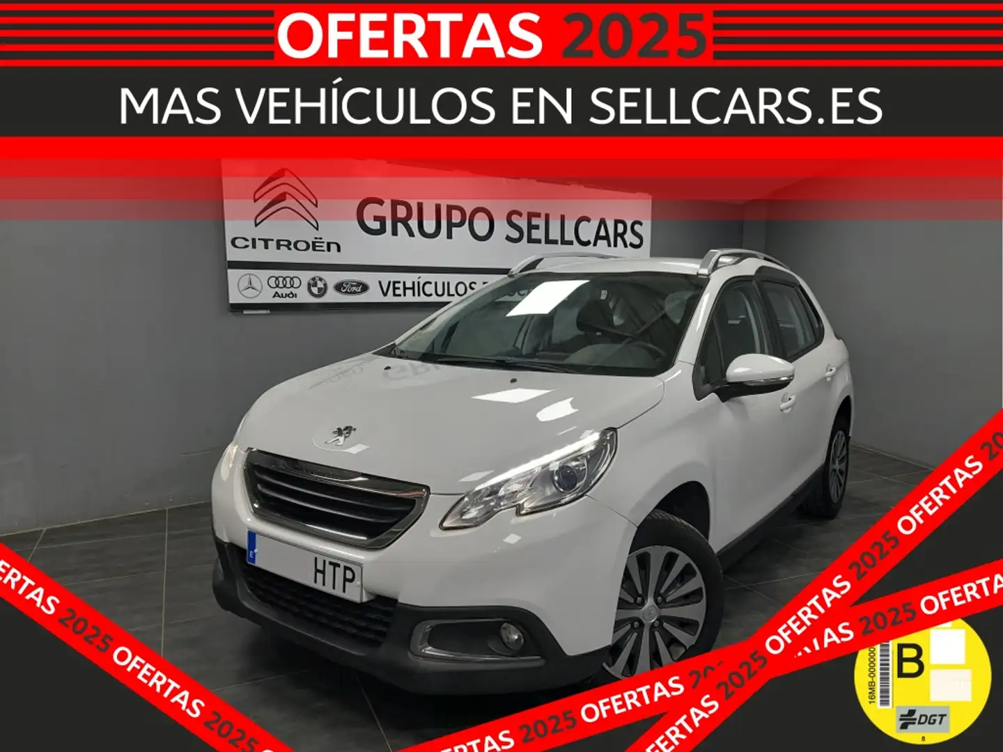 Peugeot 2008 1.6 e-HDI Active ETG6 Blanco - 1