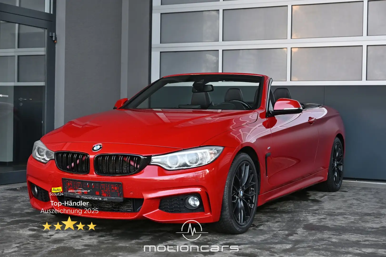 BMW 428 i Cabrio M Sport Aut. Pickerl NEU Rot - 1