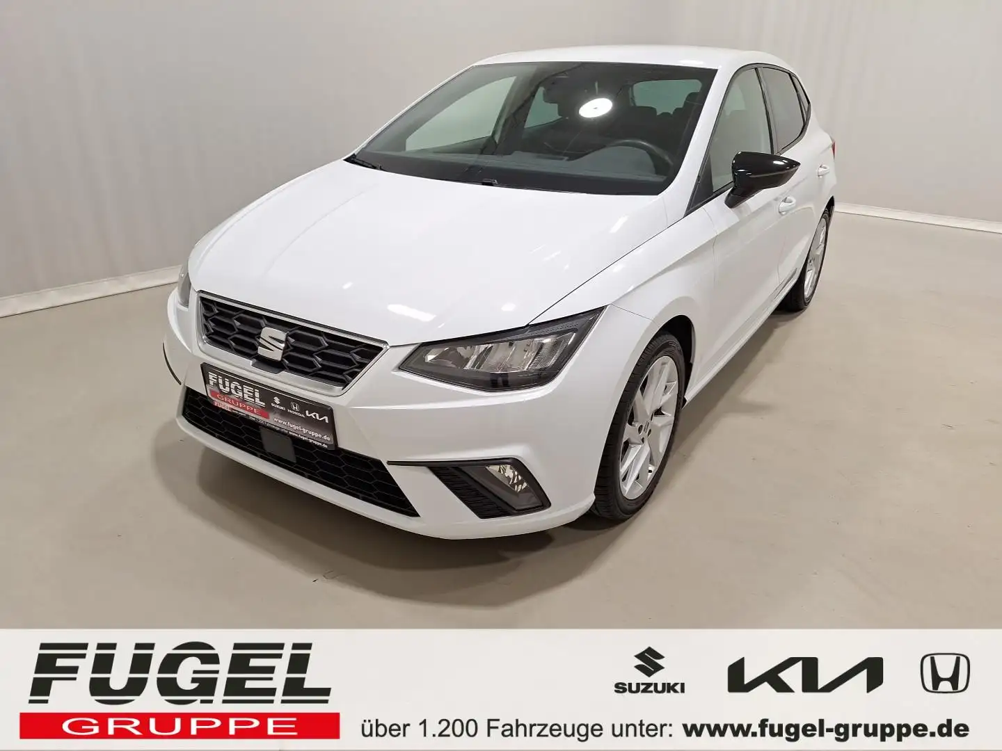 SEAT Ibiza 1.0 TSI FR Sport|LED|ACC|Klimaaut. Weiß - 1