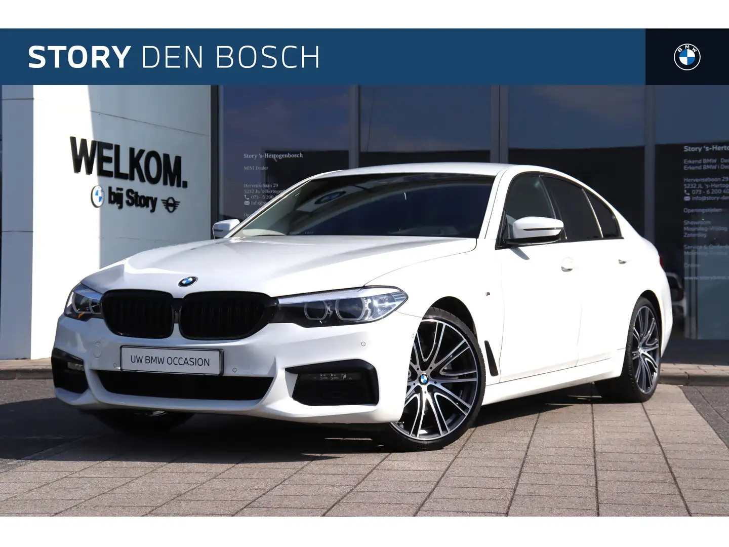 BMW 520 5 Serie 520i Executive M Sport Automaat / Sportsto Blanc - 1