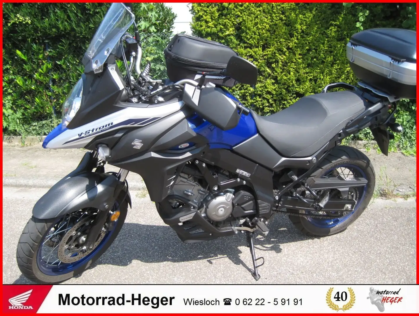Suzuki V-Strom 650 XT DL650XT ABS mit Zubehör Blau - 1
