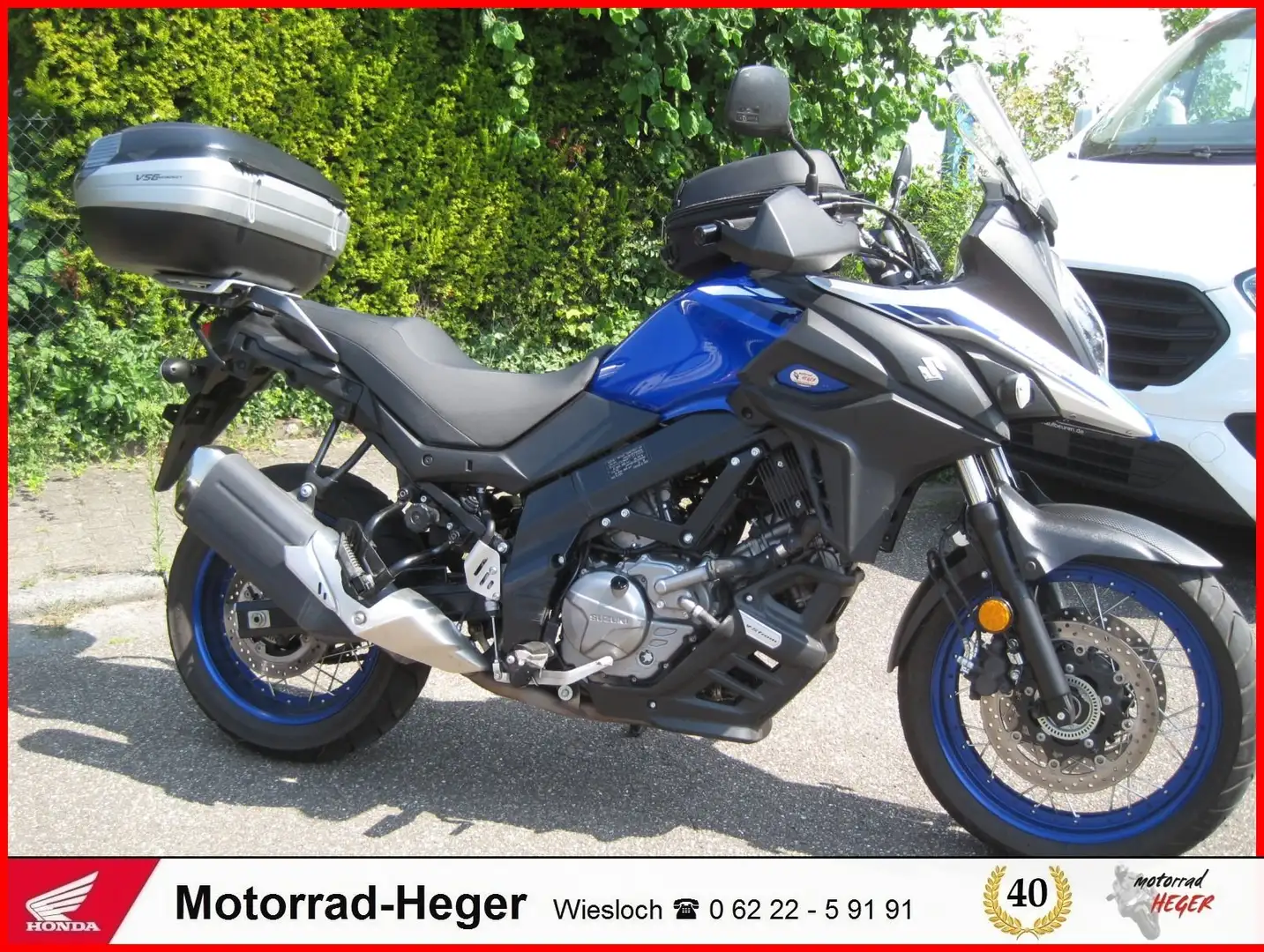 Suzuki V-Strom 650 XT DL650XT ABS mit Zubehör Blau - 2