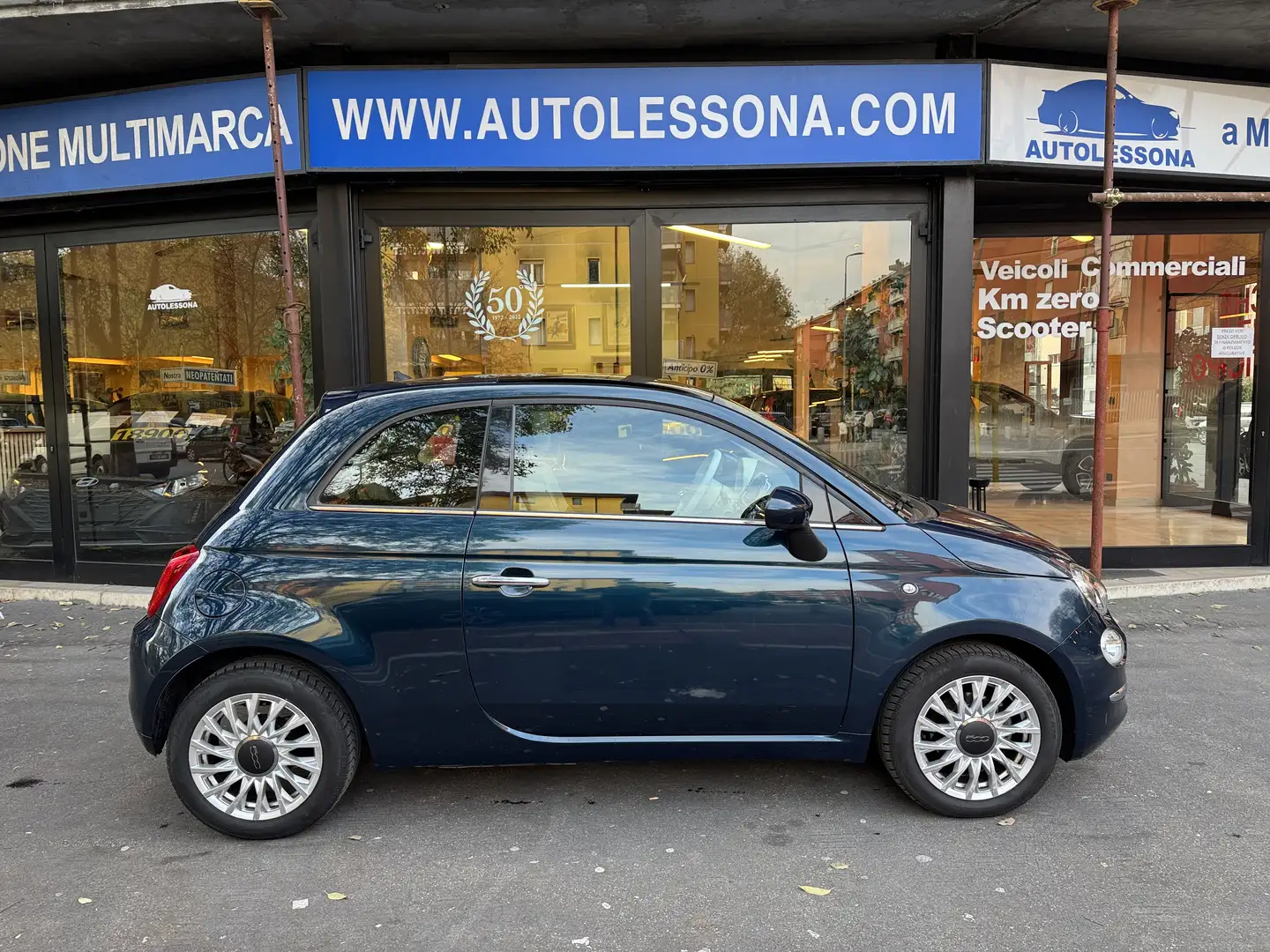 Fiat 500 500 III 2015 1.2 Lounge 69cv Bleu - 1
