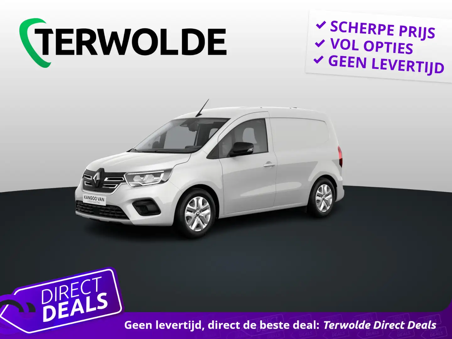 Renault Kangoo E-TECH Extra L1 44 kWh | EASY LINK multimedia- en navigat Wit - 2