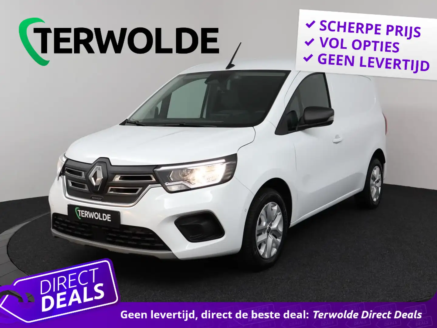 Renault Kangoo E-TECH Extra L1 44 kWh | EASY LINK multimedia- en navigat Wit - 1