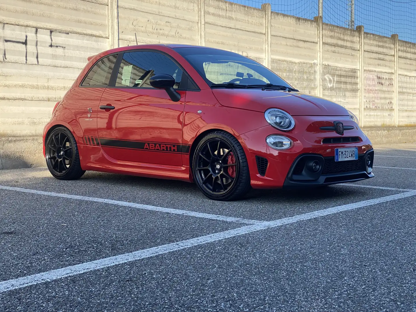 Abarth 595 Competizione pack performance Rouge - 1