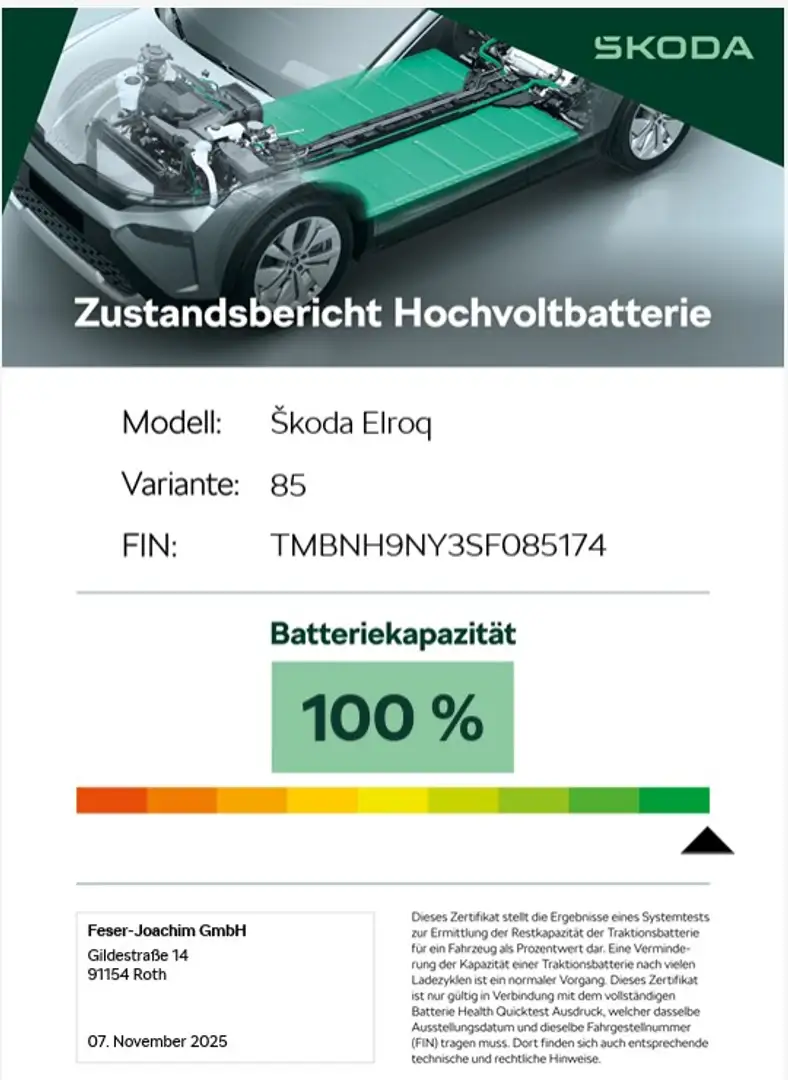 Skoda Elroq 85 286PS*AHK*ACC*Transp.P.*NAVI*PDC*uvm Grau - 2