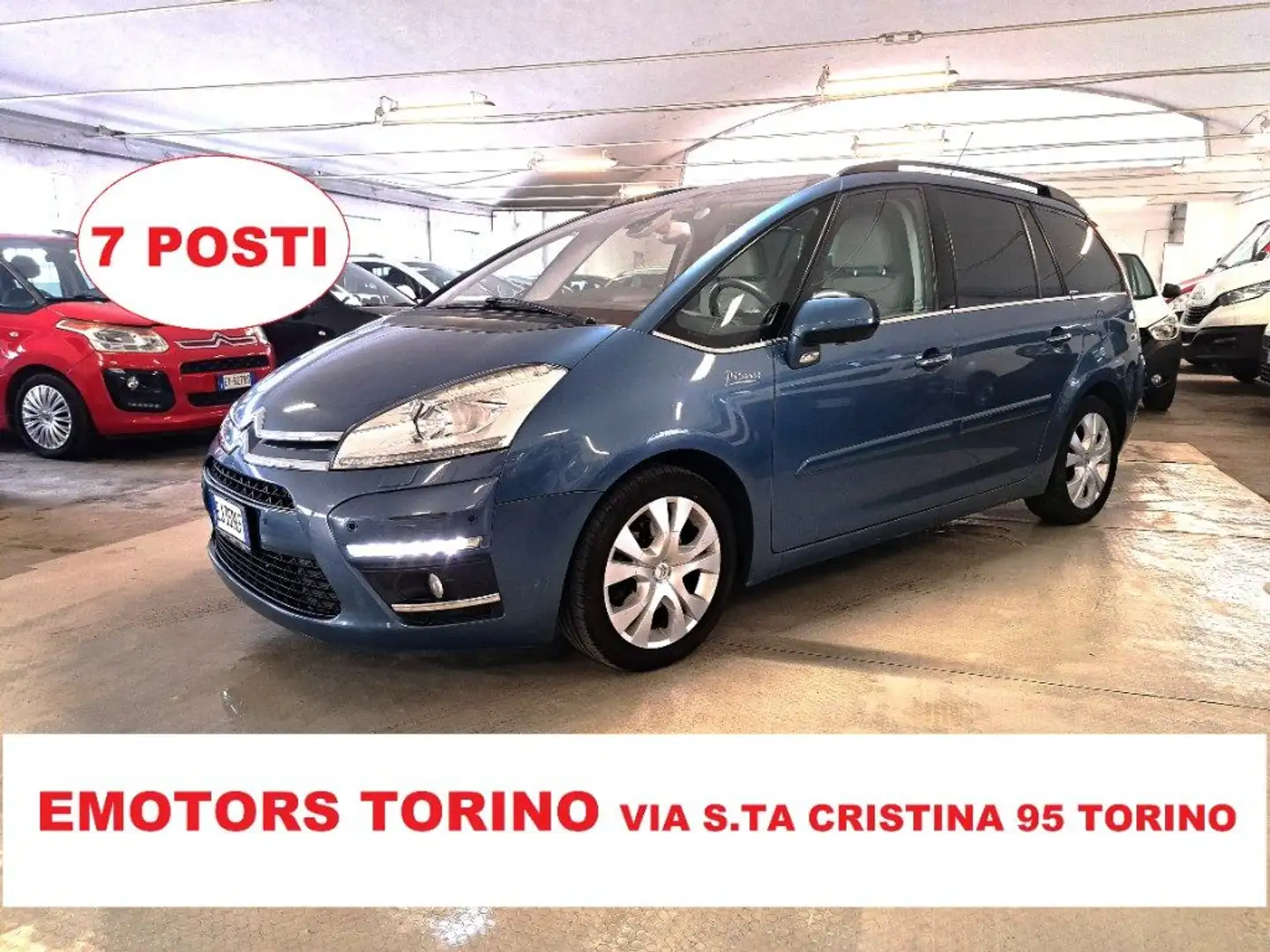 Citroen C4 Grand Picasso 2.0 HDi 150 FAP Exclusive 7 POSTI Azul - 1