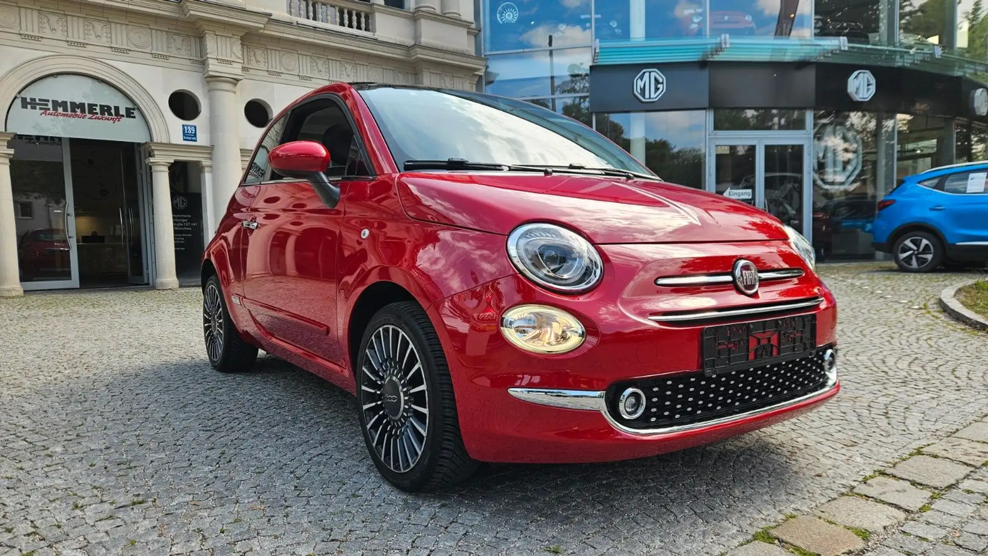 Fiat 500 1.2*Allwetter*Panorama*Klimaautomatik Rot - 2