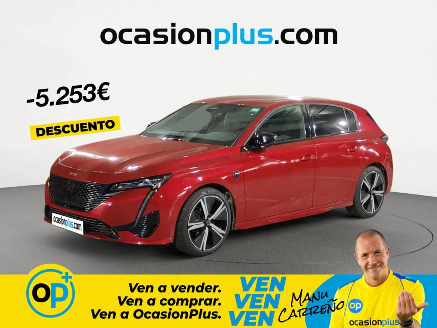 Peugeot 308 1.2 PureTech S&S GT EAT8 130 Rojo - 1