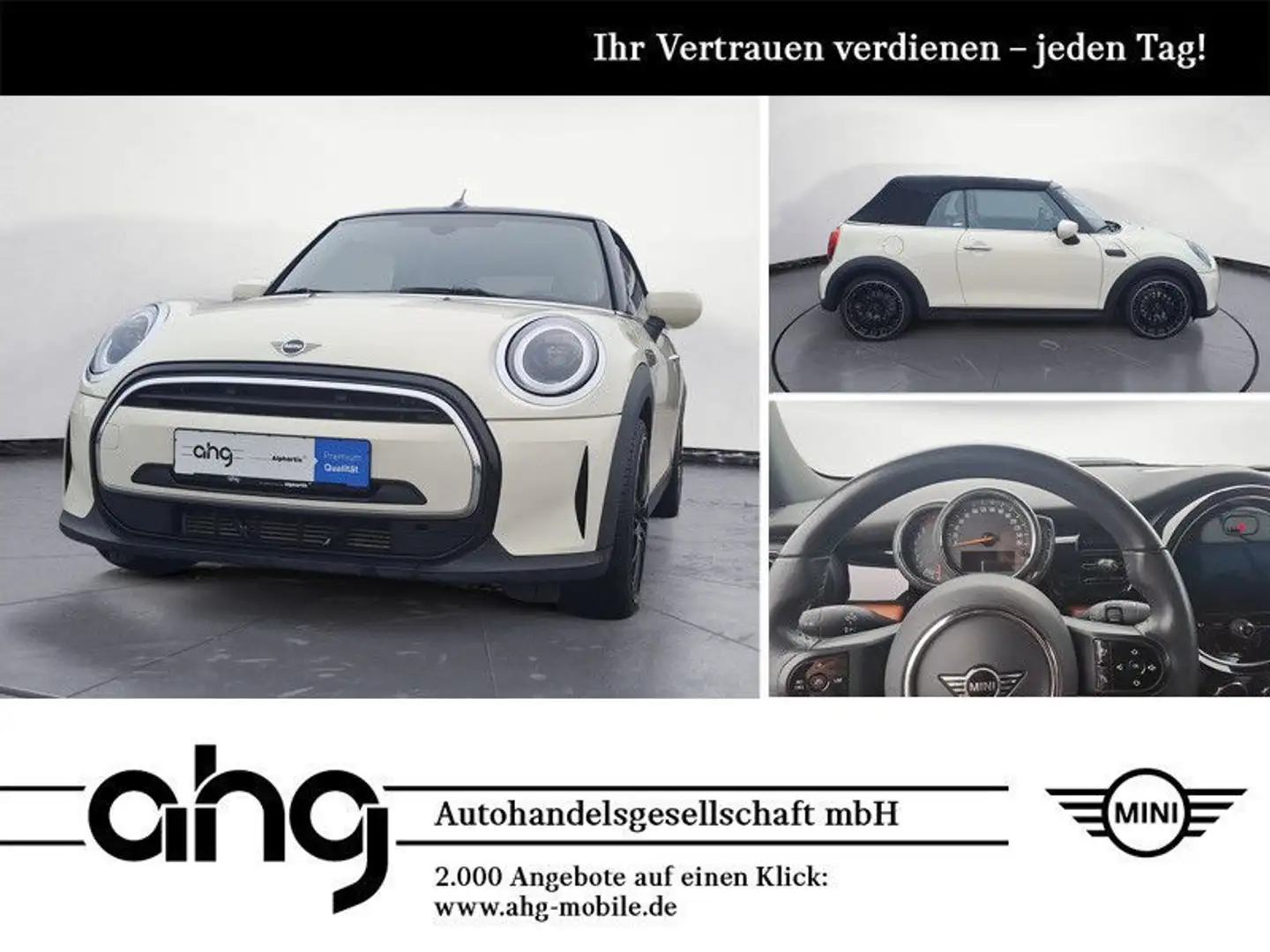 MINI One Cabrio Classic Trim Klimaaut. Komfortzugang Alb - 1