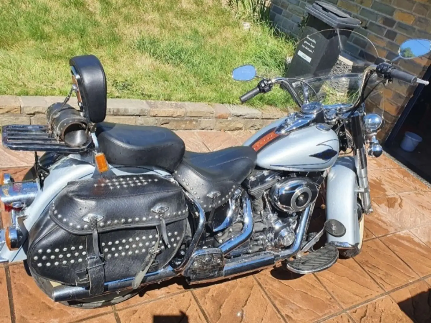 Harley-Davidson Heritage Softail Argent - 1