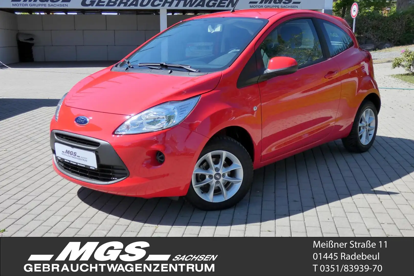 Ford Ka/Ka+ 1.2 Cool & Sound Edition #KLIMA #PDC #SHZ #BT Rood - 1