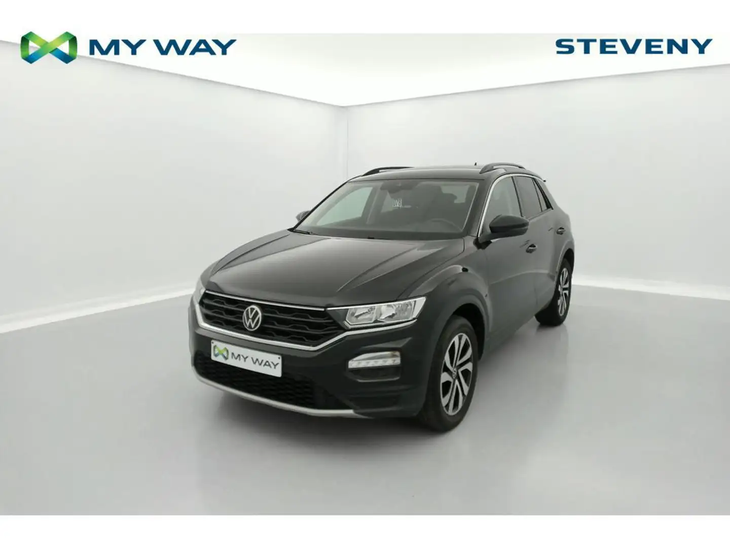 Volkswagen T-Roc Active 1.0TSI * Carplay * Caméra * Navi Noir - 1