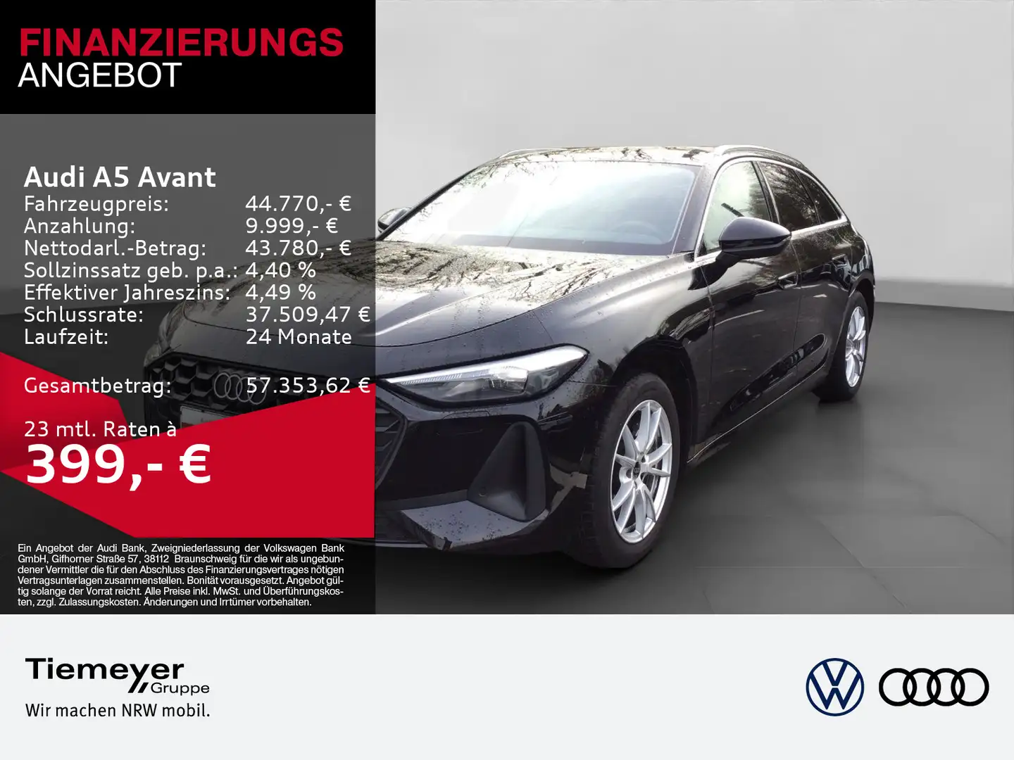 Audi A5 TFSI Q LM19 AHK KAMERA SPORTSITZE Schwarz - 1