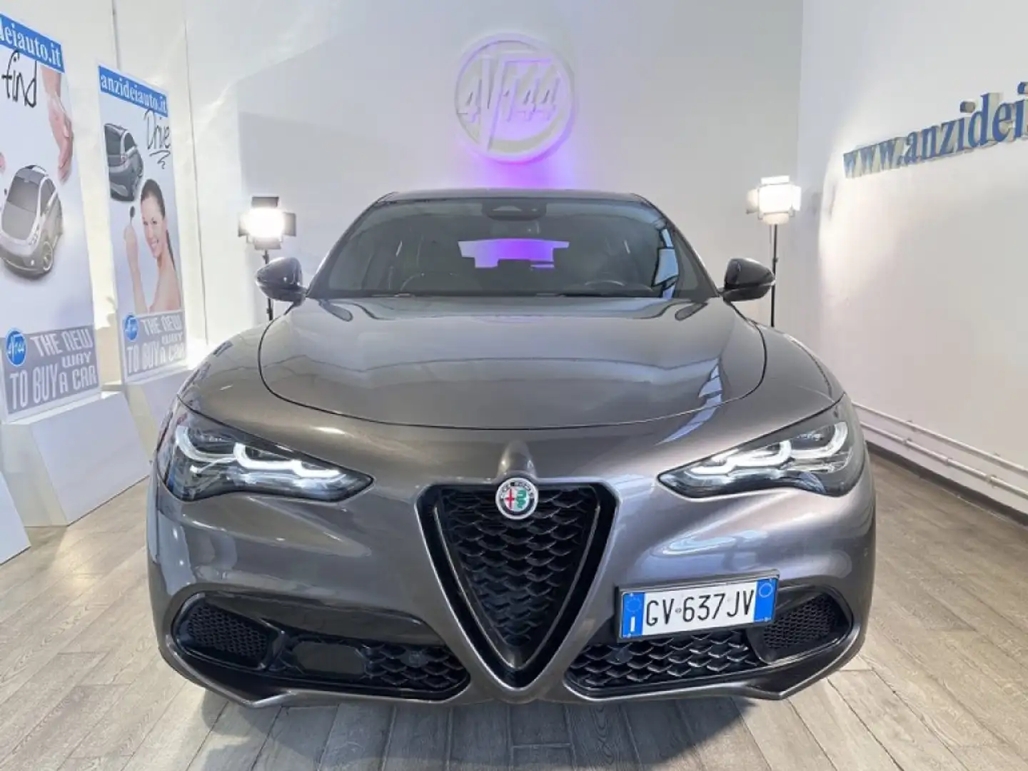 Alfa Romeo Stelvio 2.2 Turbodiesel 210 CV AT8 Q4 Sprint Grigio - 2