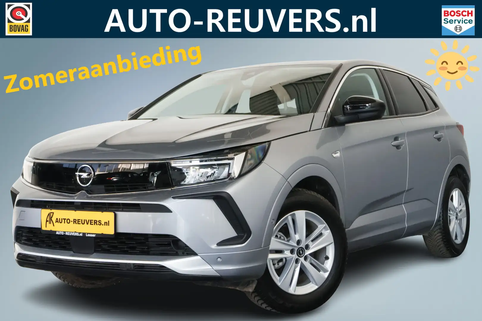 Opel Grandland 1.2 Turbo NJOY Edition / LED / ACC / CarPlay / Cam Grijs - 1