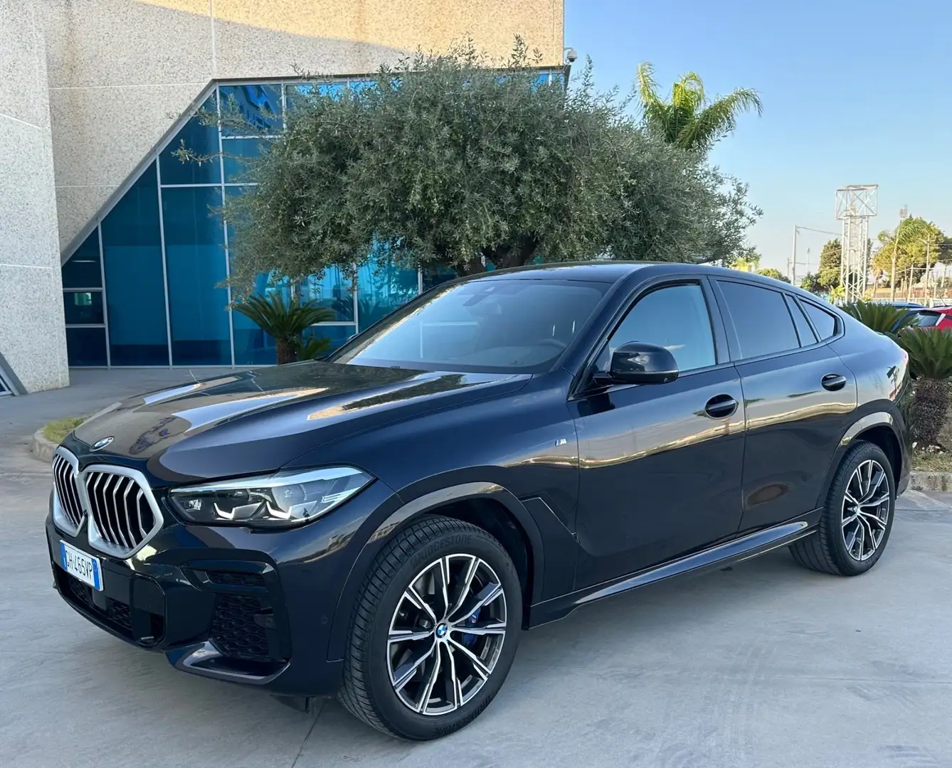 BMW X6 xdrive40d Msport possibilità noleggio noscoring Bleu - 2