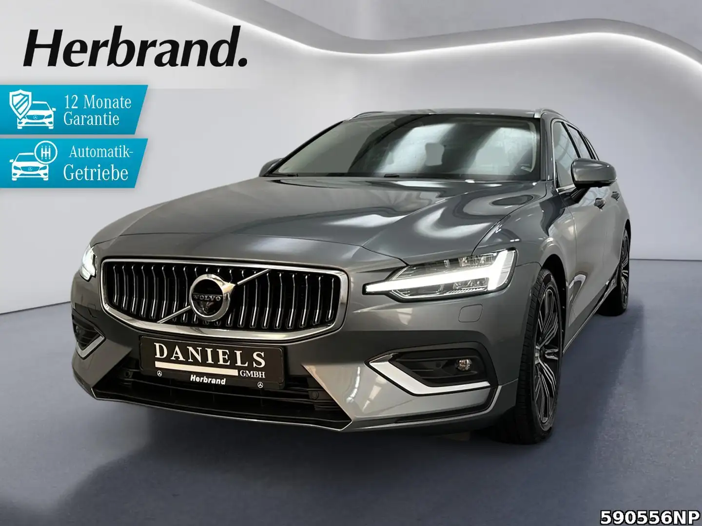 Volvo V60 Inscripton Geartronic Kamera Navigation Leder AHK PDC Grau - 1