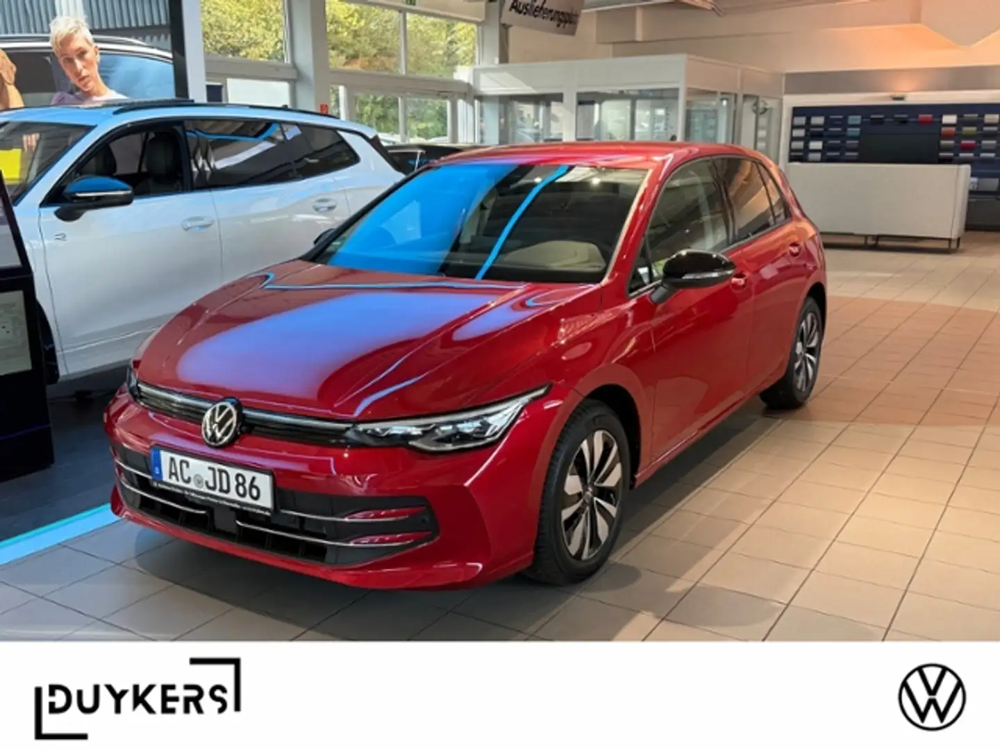 Volkswagen Golf VIII 2.0 TDI Goal AHK RFK GJR Rood - 1