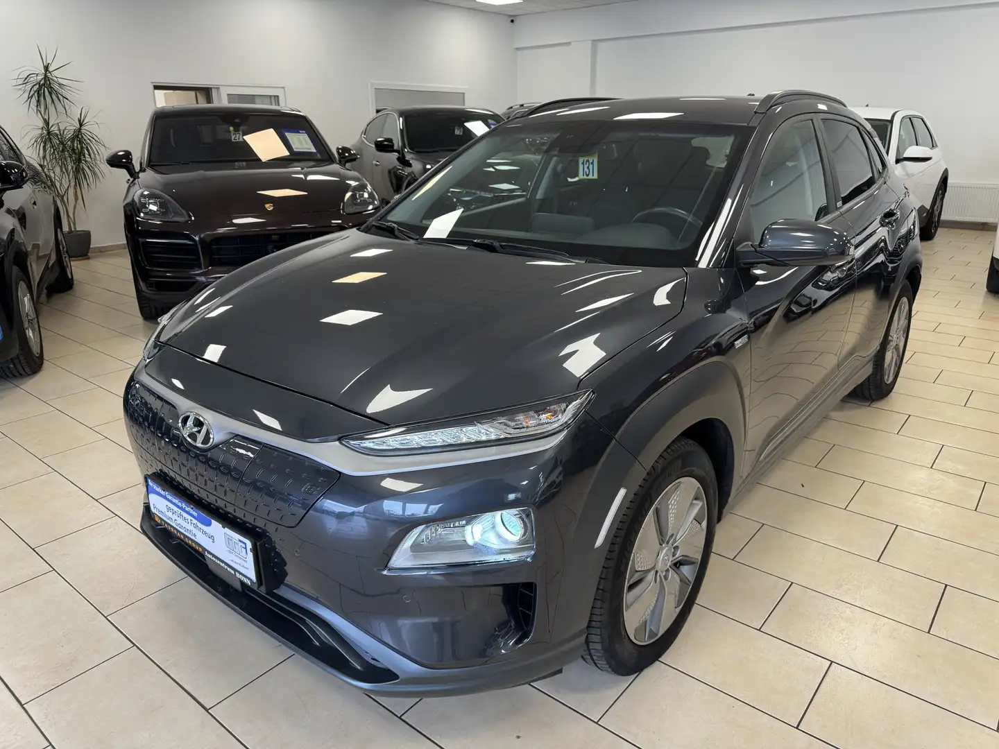 Hyundai KONA LED*ACC*KRELL*Navi*R-Cam*CarPlay*1H*W-Paket Gris - 1