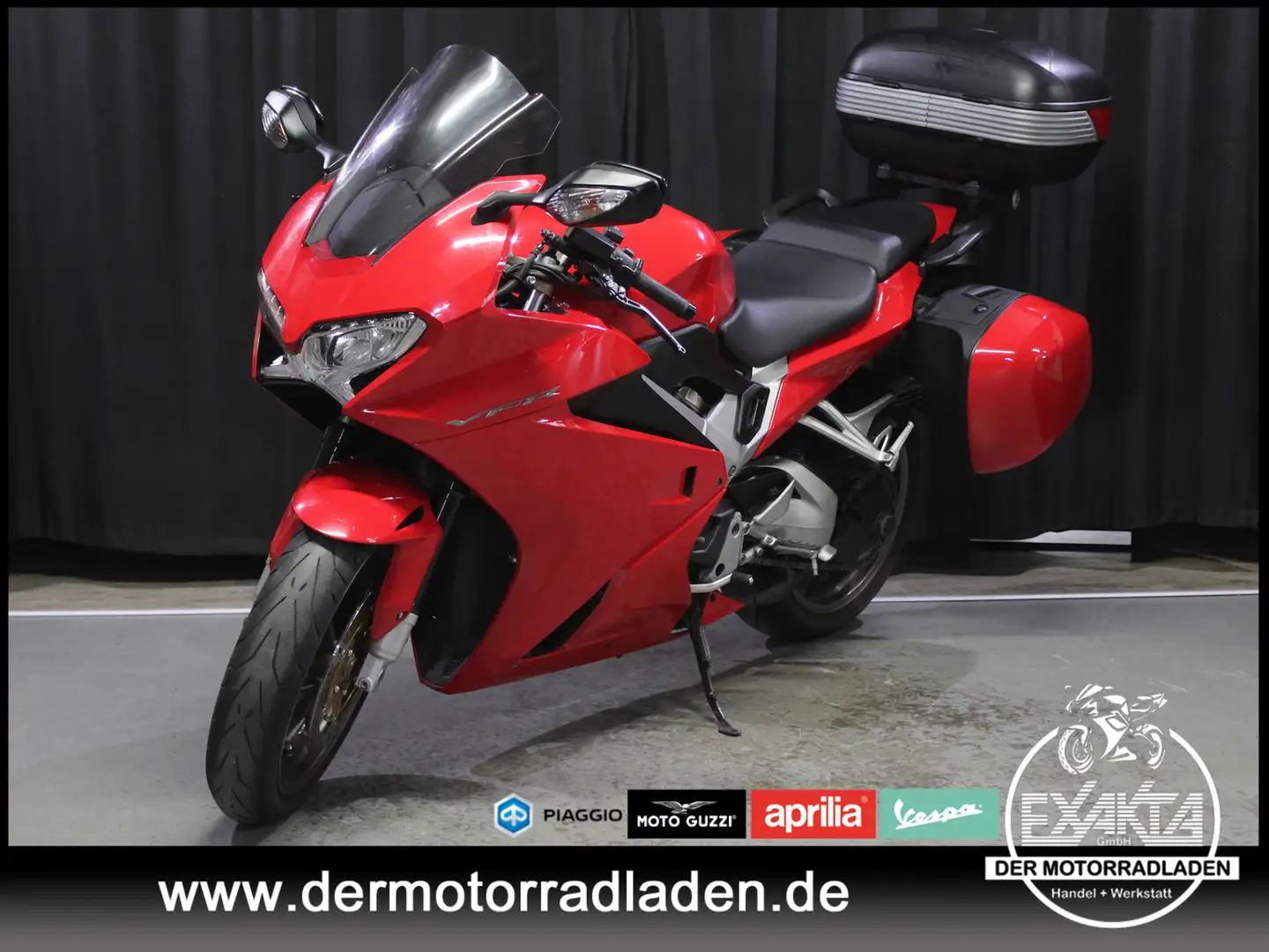 Honda VFR 800 VFR 800 F ABS // KOFFER + TOPCASE // Rojo - 1
