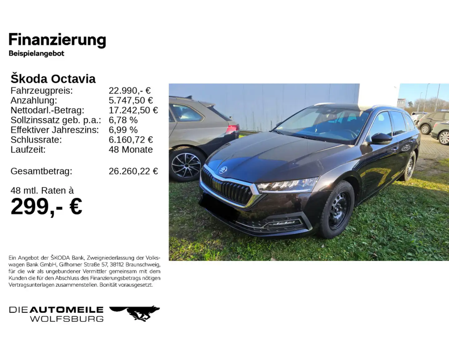 Skoda Octavia Combi 2.0 TDI DSG Style Tempo/Einparkhi/ Schwarz - 2