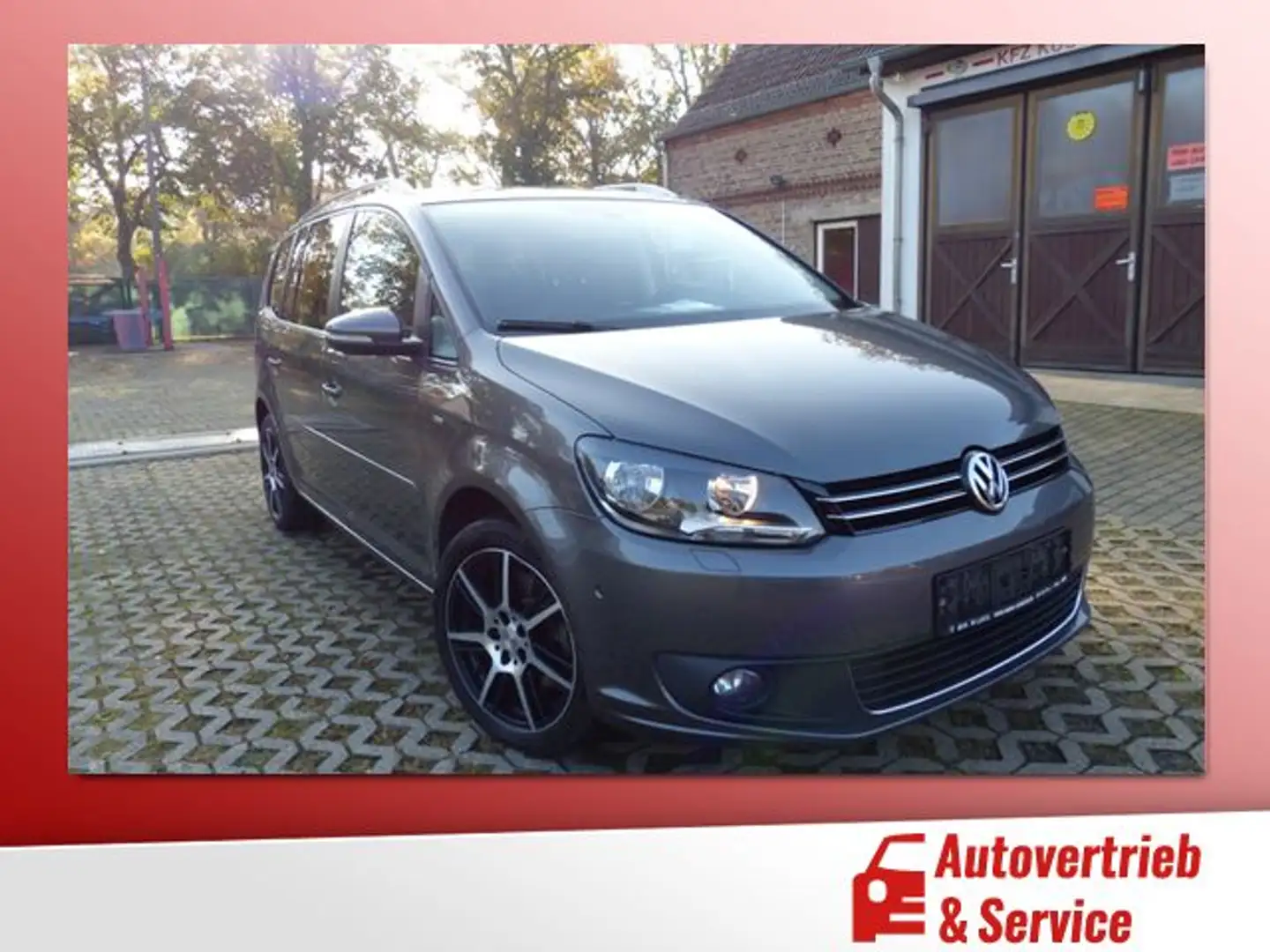Volkswagen Touran TSI Sitzh.,Tempom.,Klimaaut., AHK abnb. Gris - 1