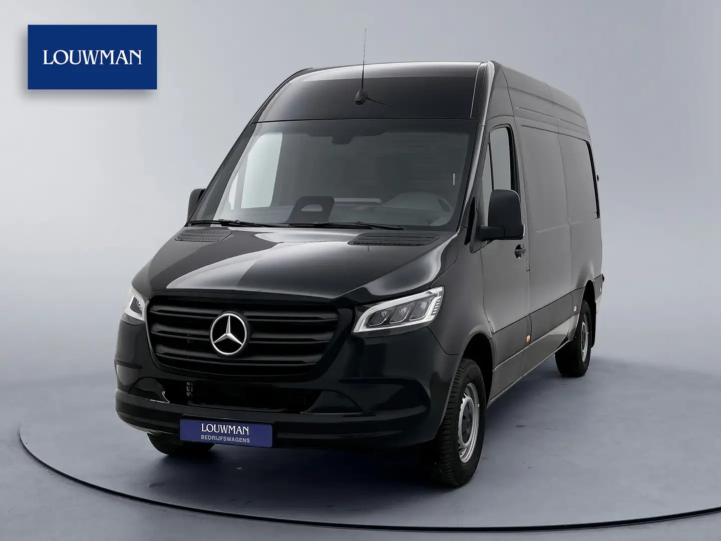 Mercedes-Benz Sprinter 317 1.9 CDI L2H2 3500KG trekgewicht BPM-Vrij Direc Zwart - 2