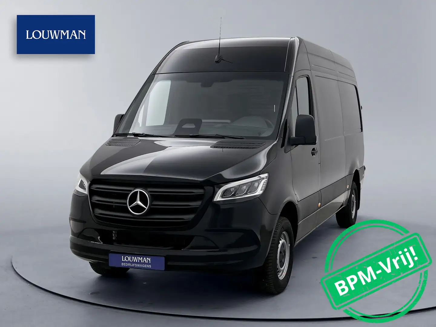 Mercedes-Benz Sprinter 317 1.9 CDI L2H2 3500KG trekgewicht BPM-Vrij Direc Negro - 1