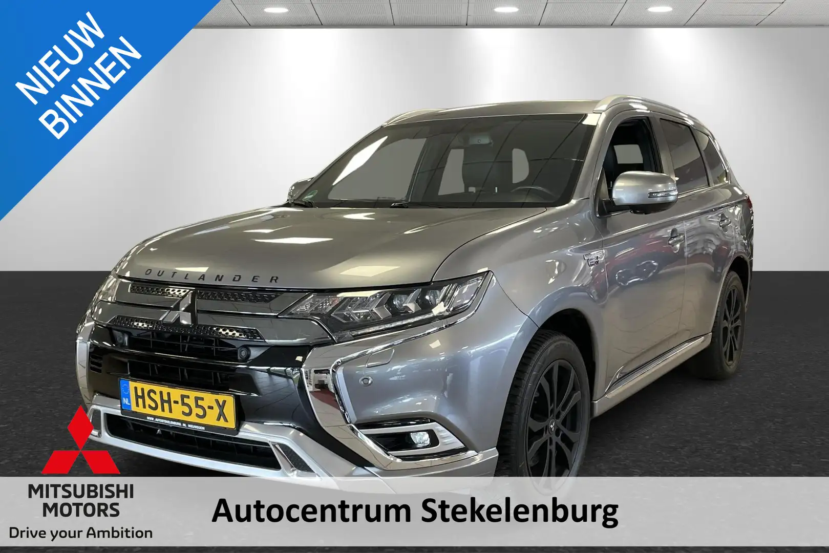 Mitsubishi Outlander 2.4 PHEV Intro edition Trekhaak, Leer Grijs - 1