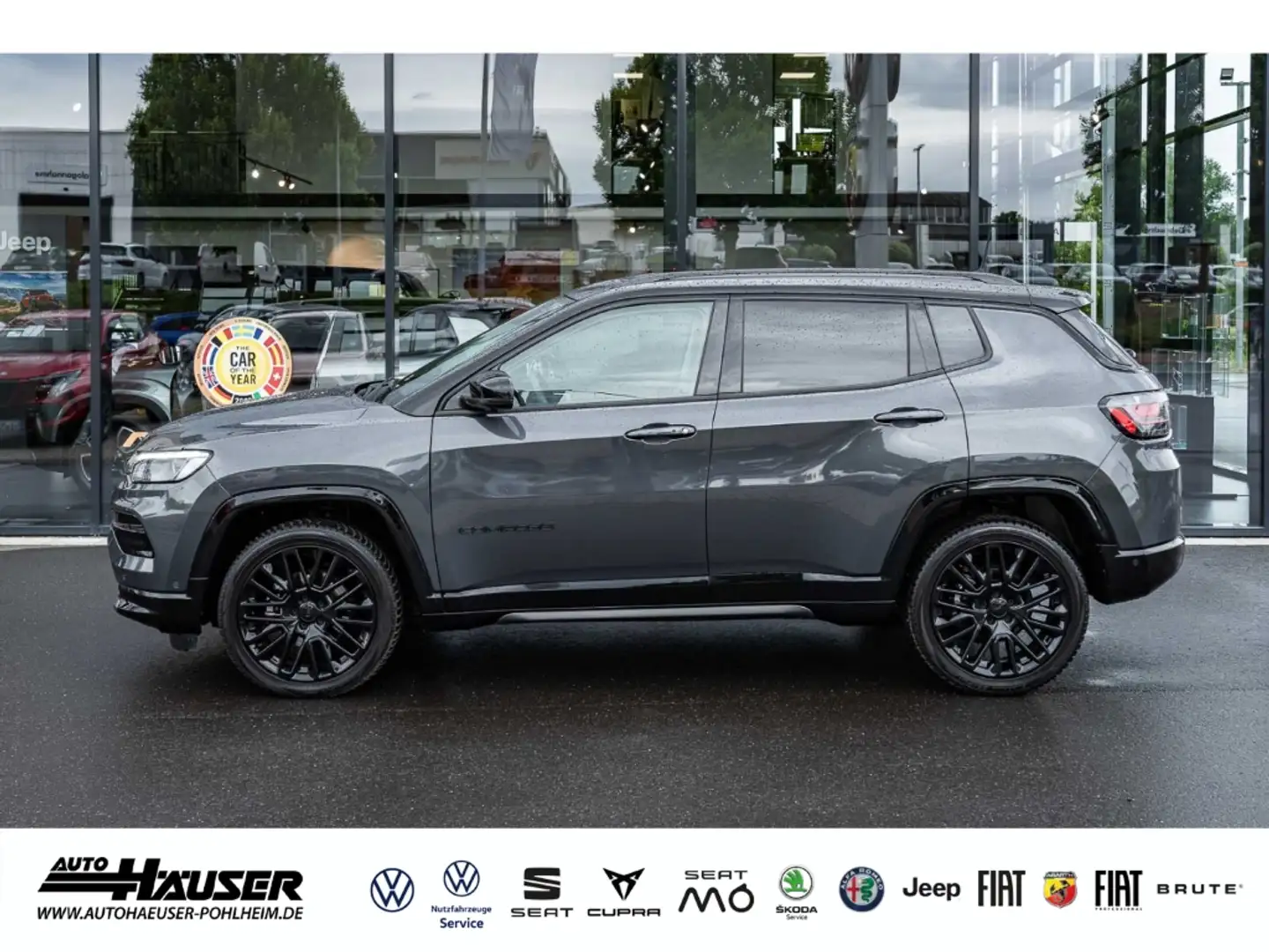Jeep Compass e-Hybrid MY23 ''S'' 1.5 T4 DCT MHEV LEDER EL HECKK Grau - 2