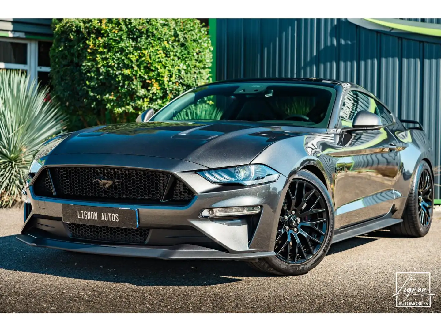 Ford Mustang 5.0 V8 Ti-VCT - 450  FASTBACK 2015 COUPE GT PHASE  Gris - 1