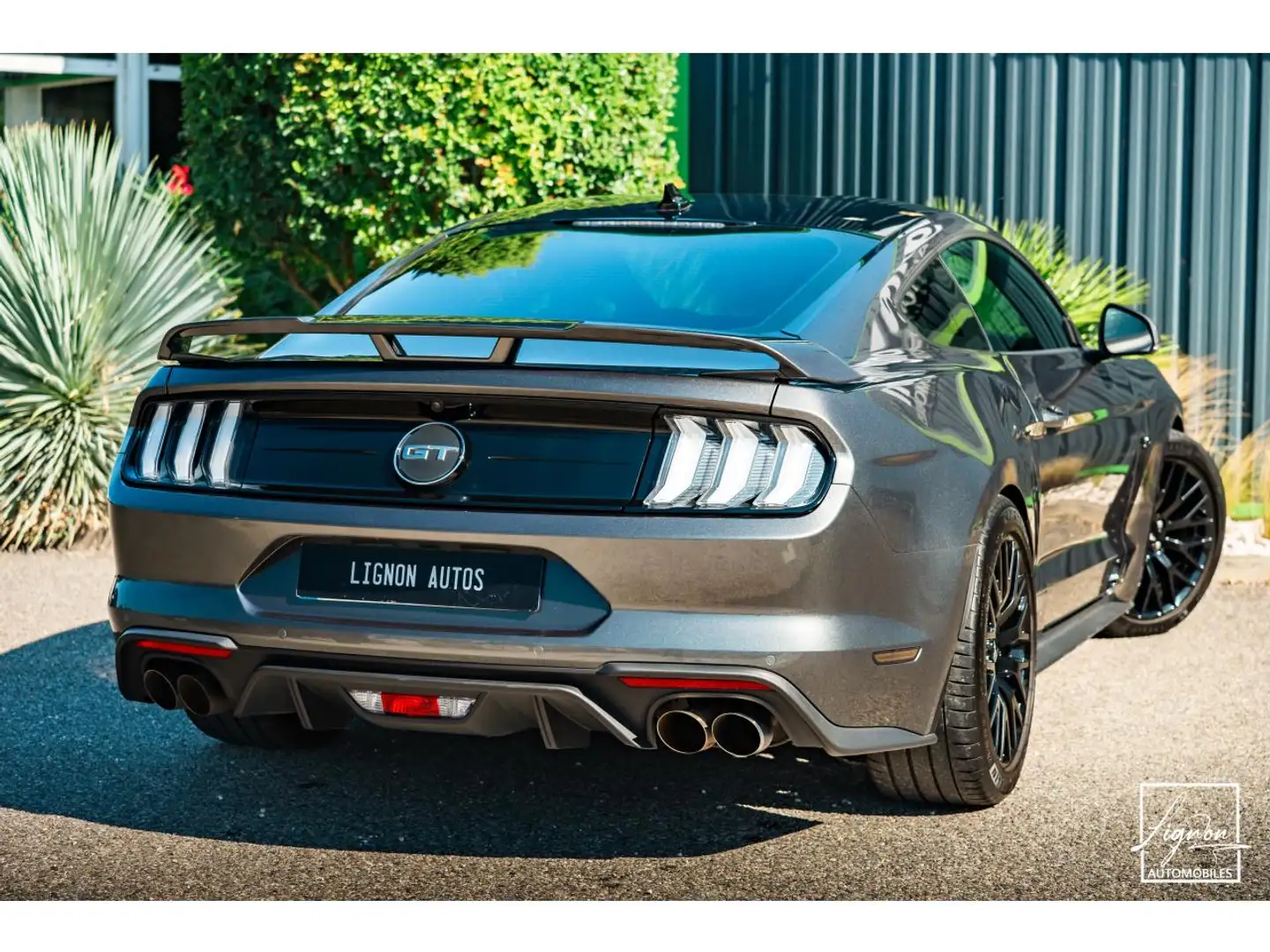 Ford Mustang 5.0 V8 Ti-VCT - 450  FASTBACK 2015 COUPE GT PHASE  Gris - 2