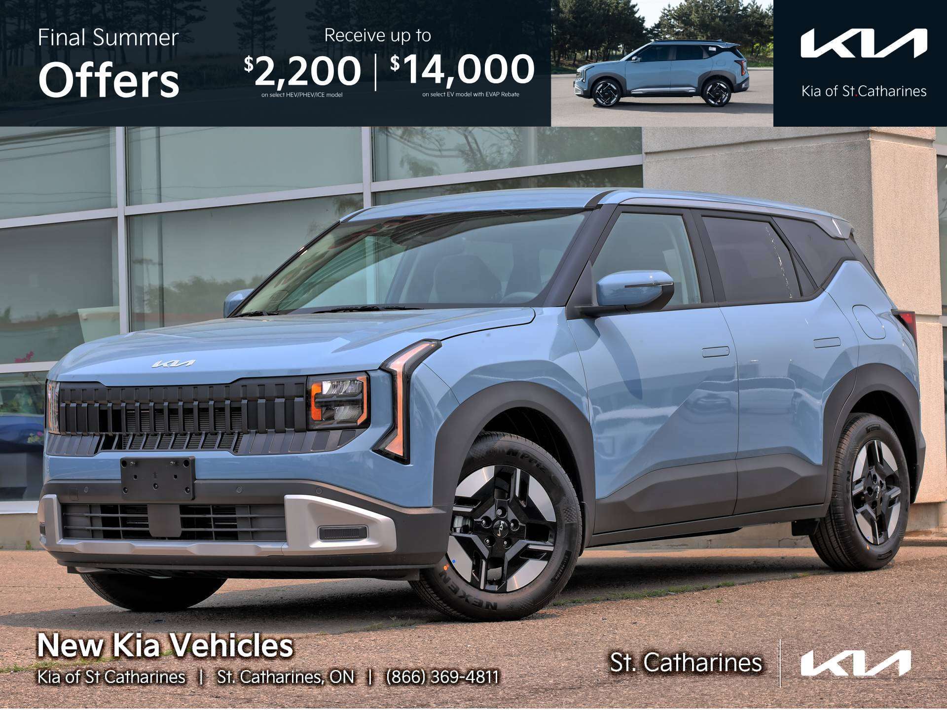 Blue 2027 Kia Seltos SUV / Crossover Front-Wheel Drive Automatic