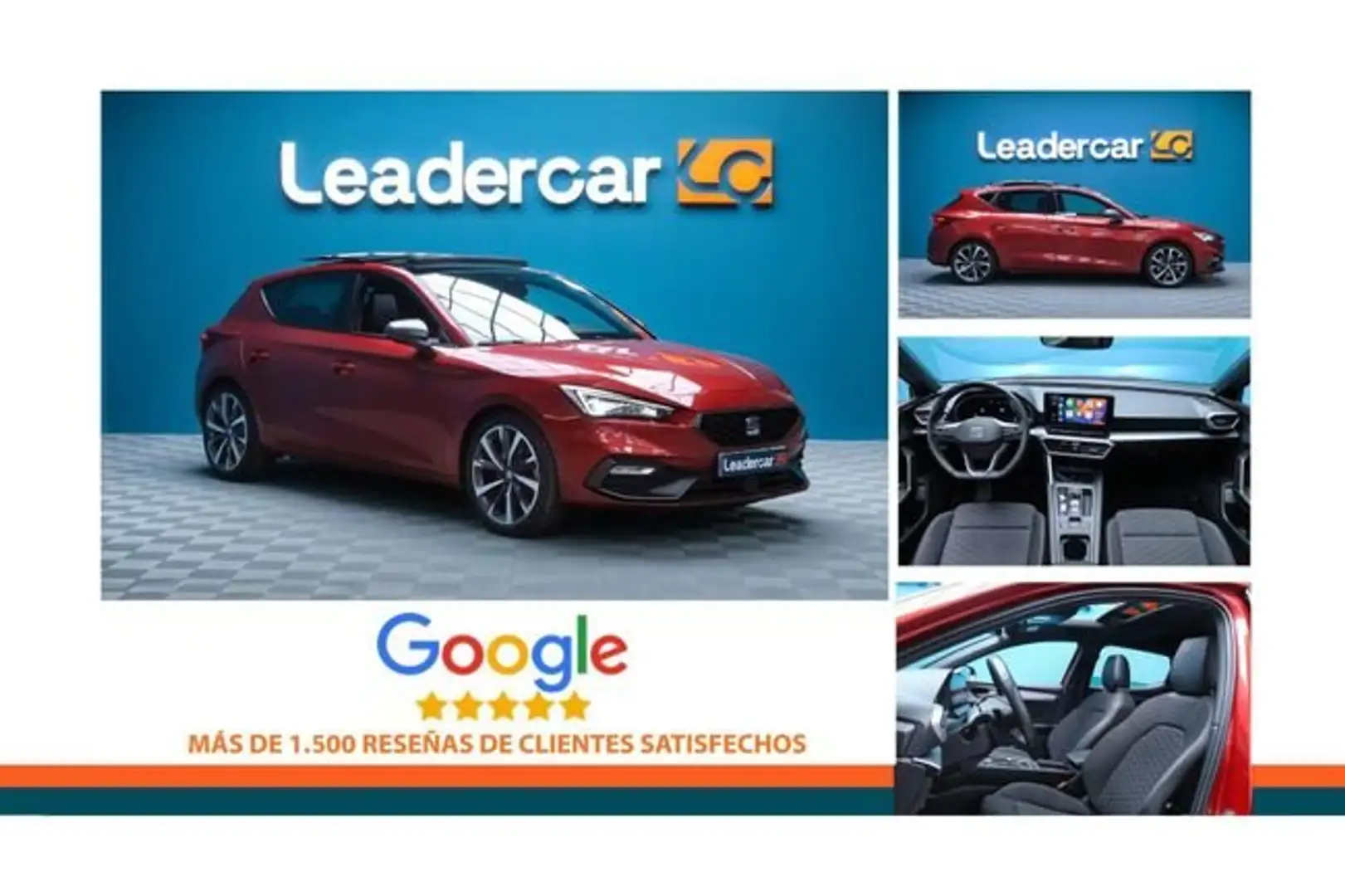 SEAT Leon 1.5 eTSI 110kW DSG-7 S&S FR Go L Rojo - 2