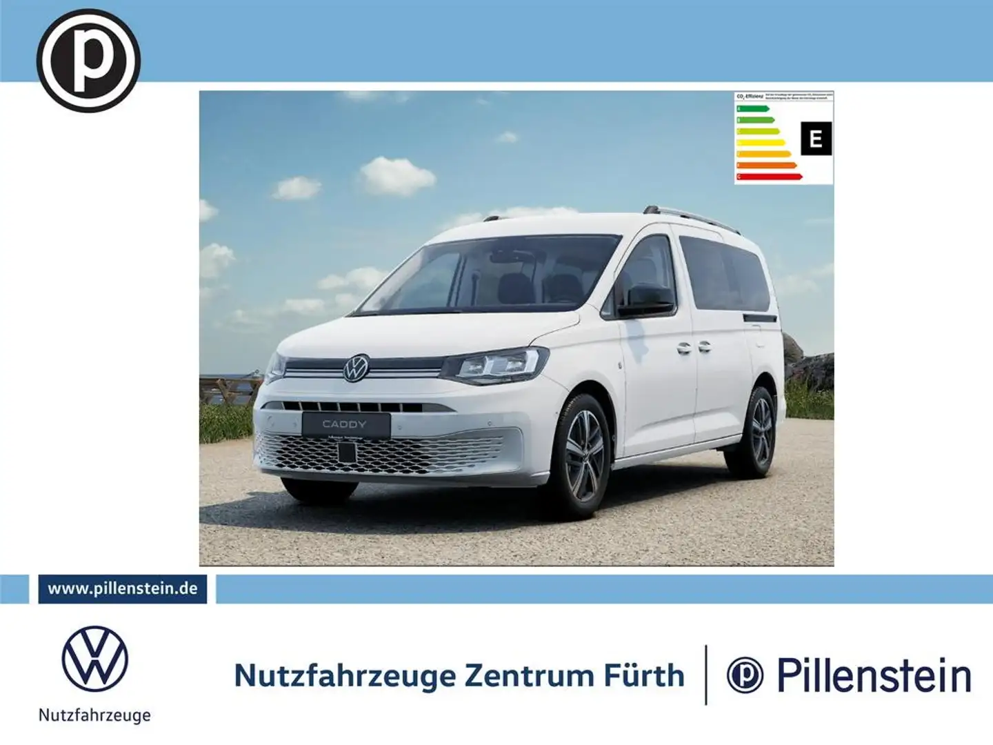 Volkswagen Caddy Life Goal 7-SITZER SITZHZG KAMERA PDC Bianco - 1