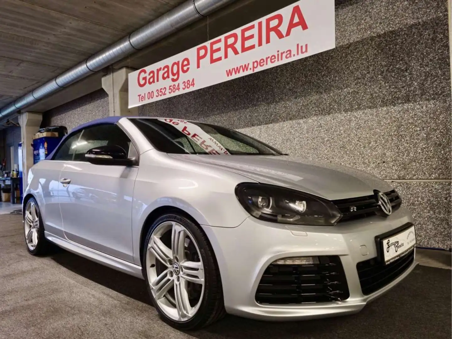 Volkswagen Golf R VI CABRIO 2.0 TSI 265 DSG 1 Hand Gris - 2