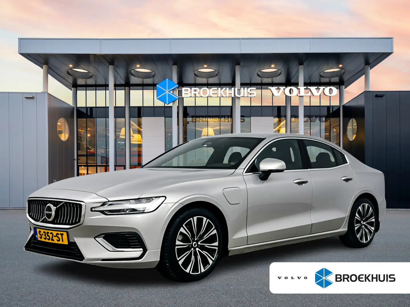 Volvo S60 T8 Recharge Plus Bright | 18" | Elektr. verst. Spo Grijs - 1