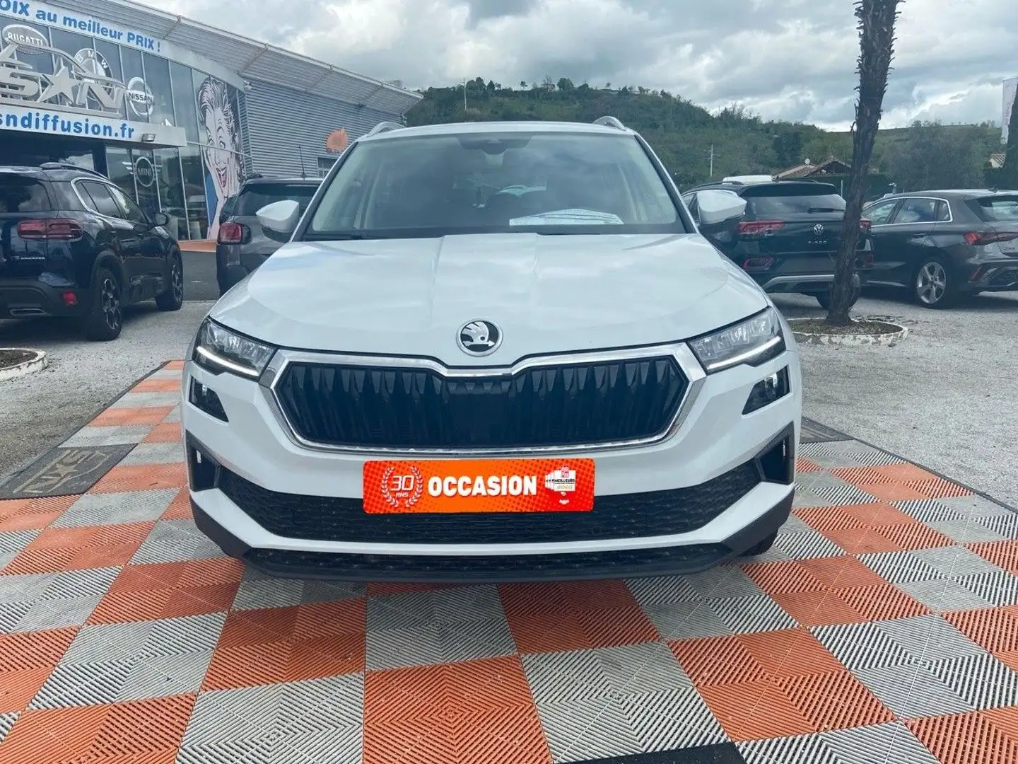 Skoda Karoq 2.0 TDI 116 BV6 SELECTION Caméra Blanc - 2