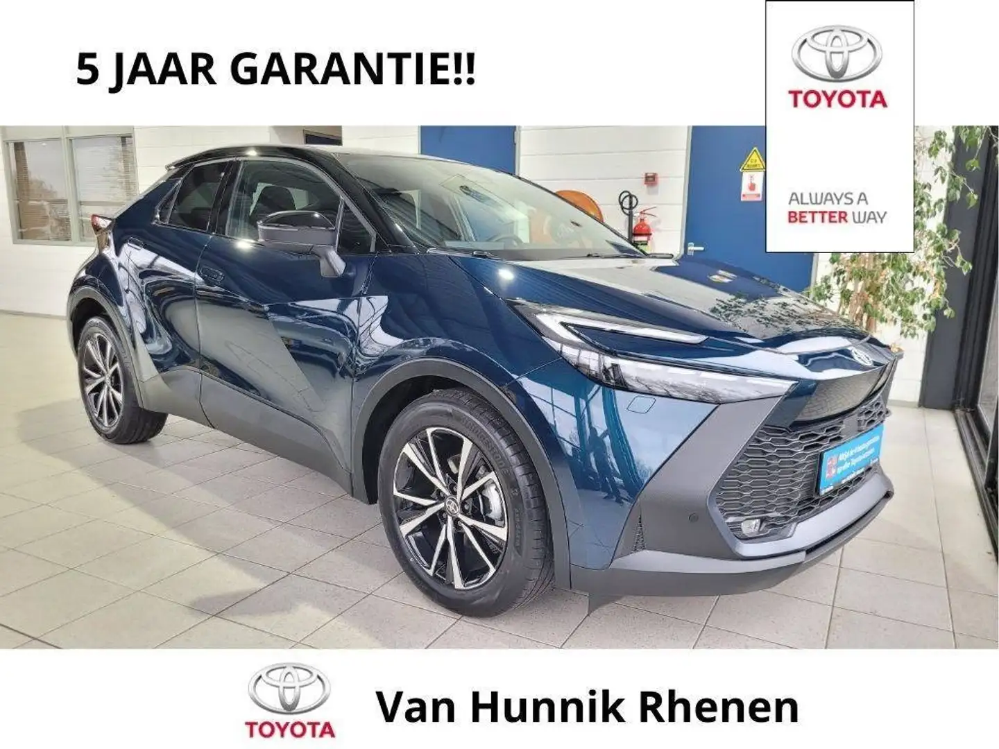 Toyota C-HR 1.8 140 Style | Groot Navi | Stoel en stuurverw | Blauw - 1