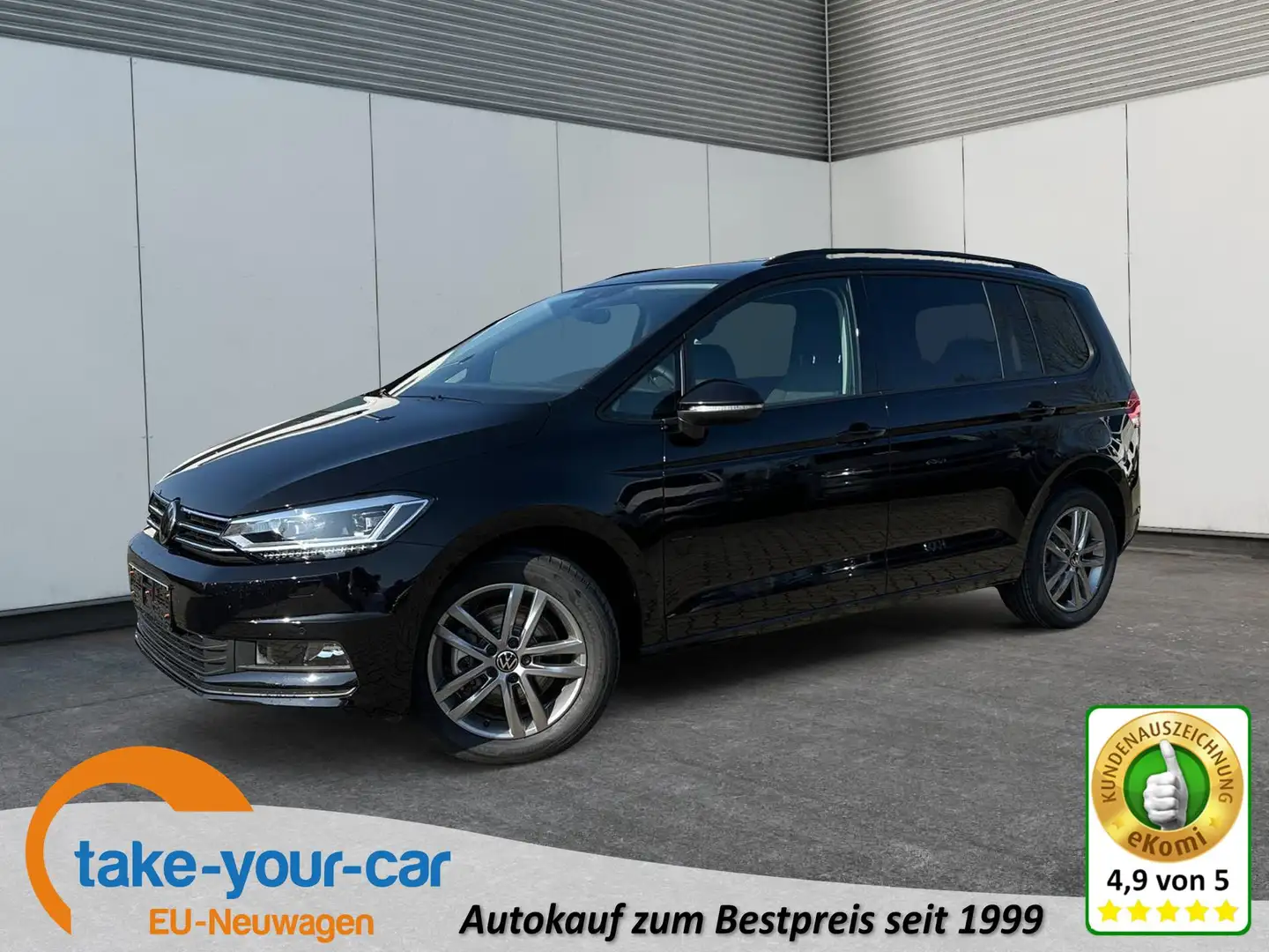 Volkswagen Touran Comfortline 7 Sitze+ACC+SHZ 1.5 TSI OPF 110 kW ... Zwart - 1