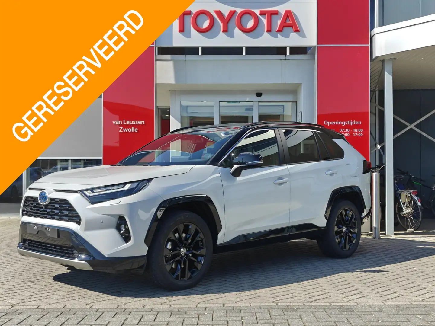 Toyota RAV 4 2.5 HYBRID STYLE BI-TONE STOEL/STUURVERW JBL-AUDIO Wit - 1