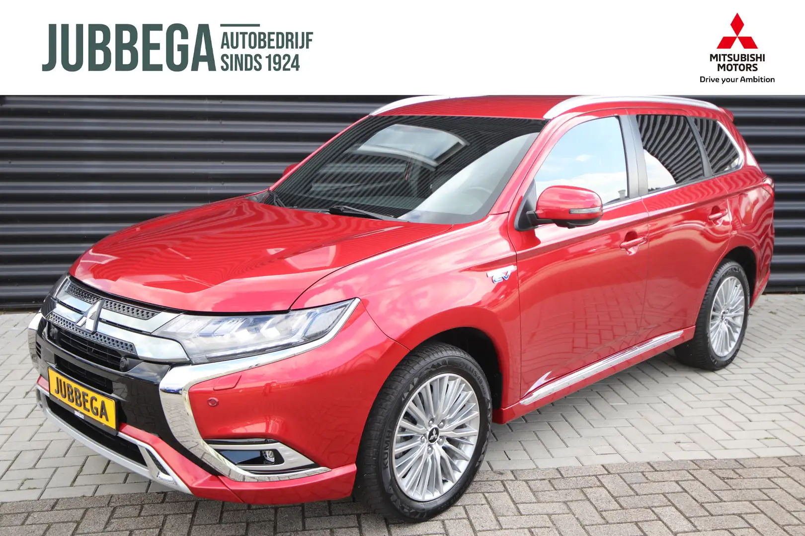 Mitsubishi Outlander 2.4 PHEV Instyle Leder, e. achterklep, Trekhaak, 3 Rood - 1
