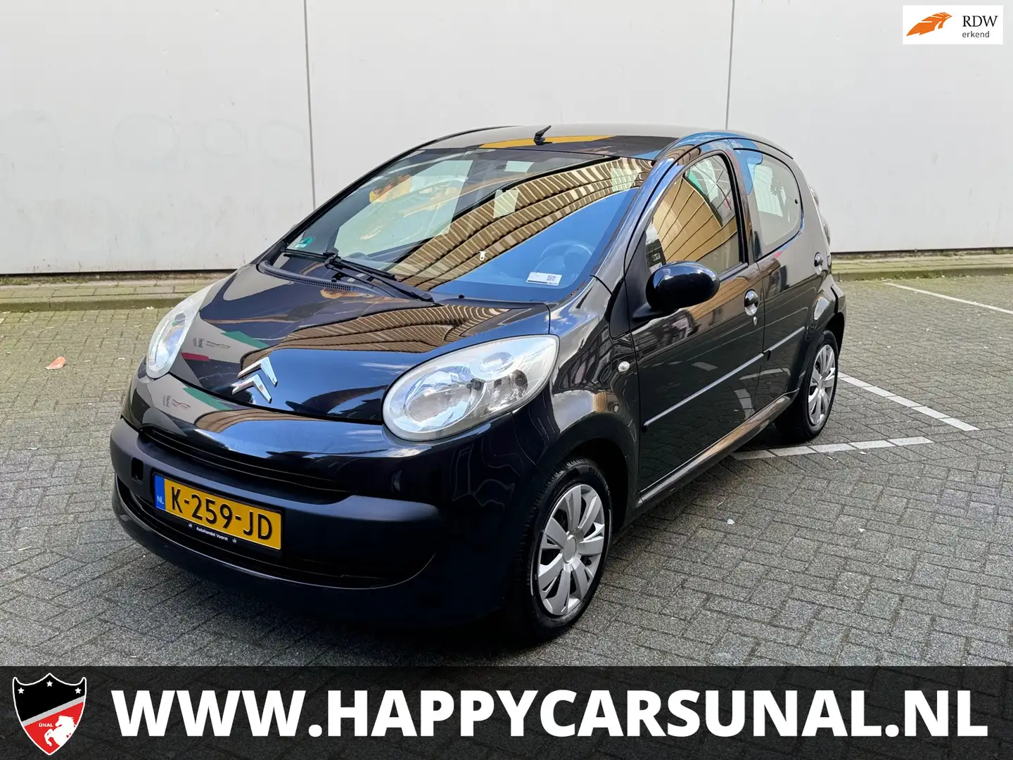 Citroen C1 1.0-12V Séduction, AIRCO, NAP, APK Negro - 1