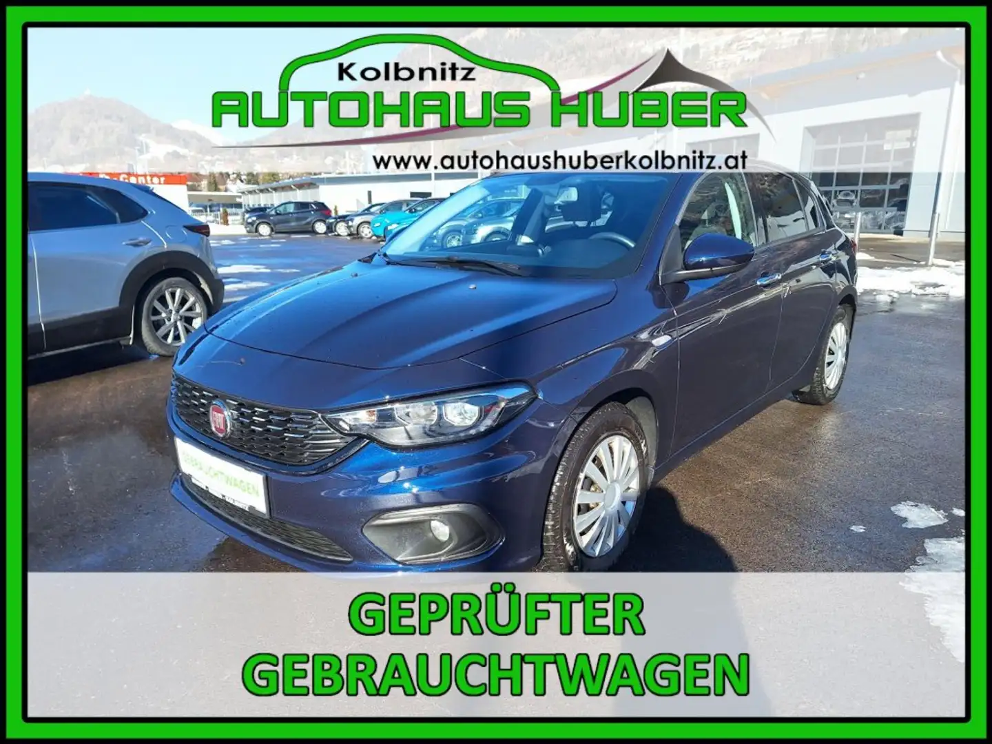 Fiat Tipo 1,6 EtorQ 110 Lounge Automatik Bleu - 1